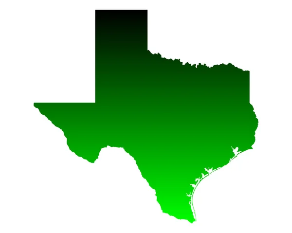 La carte de Texas — Image vectorielle