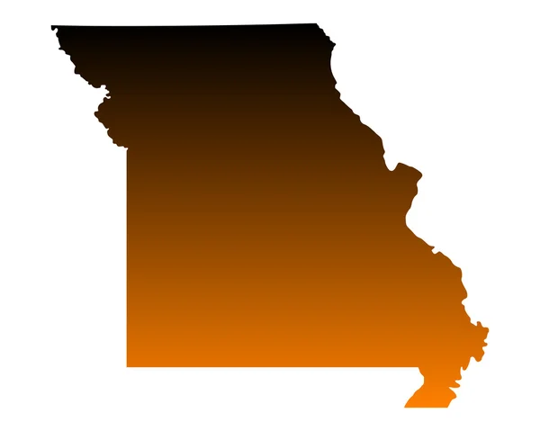 Missouri Haritası — Stok Vektör