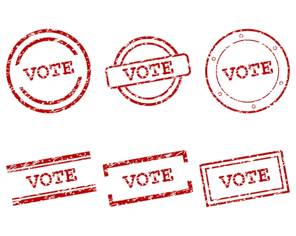 Vote stamps — Stock Vector