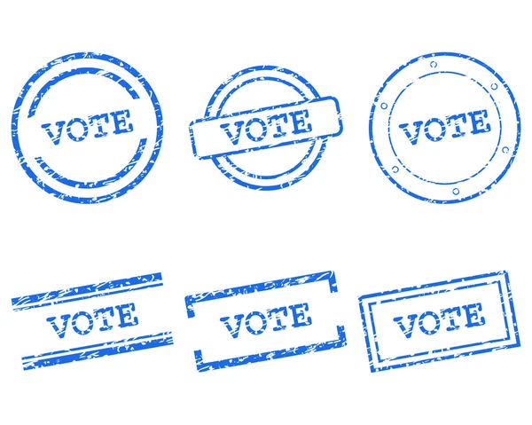 Timbres de vote — Image vectorielle