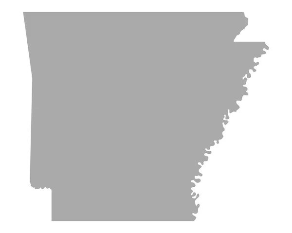 Map of Arkansas — Stockvector