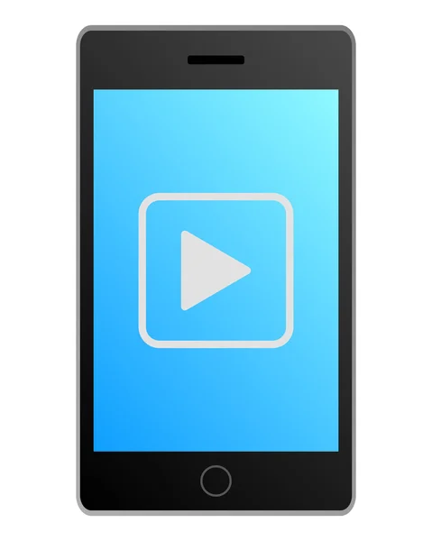 Смартфон відео — стоковий вектор
