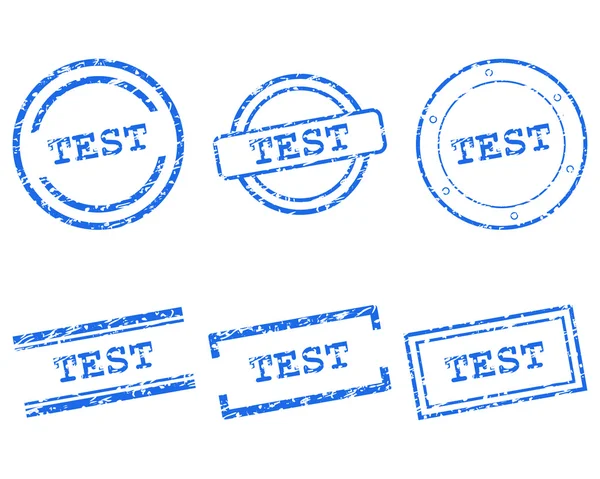 Timbres d'essai — Image vectorielle