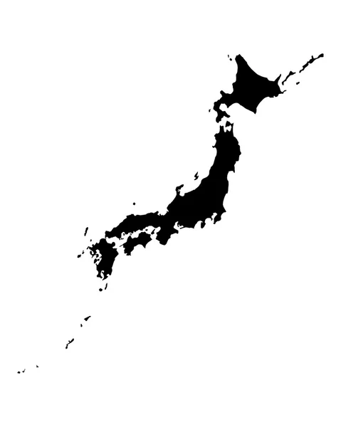 Mapa Japonii — Wektor stockowy