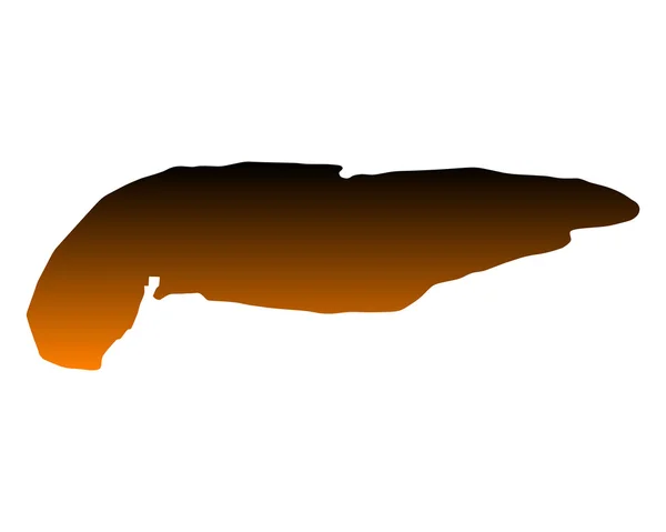 シュピーカーオークの地図 — ストックベクタ