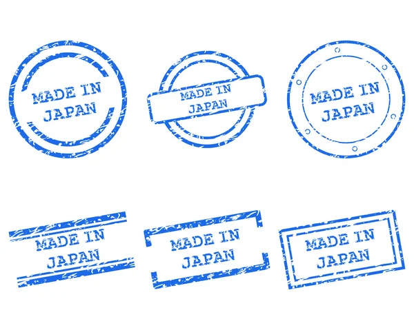 Made in Japan stamps — Stock Vector