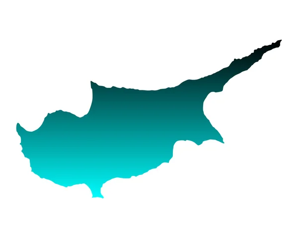 Map of Cyprus — Stock Vector