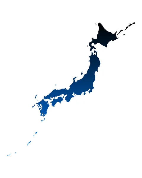 Map of Japan — Stock Vector