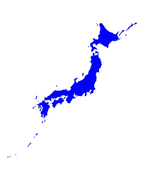 Peta Jepang. - Stok Vektor