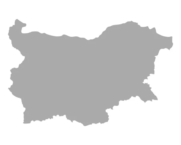 La mappa di Bulgaria — Vettoriale Stock