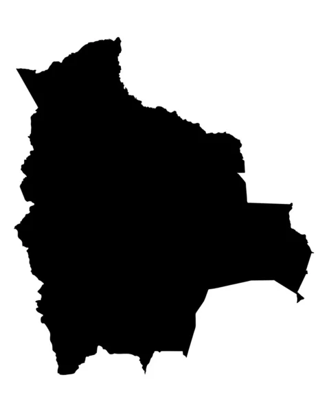 ボリビアの地図 — ストックベクタ