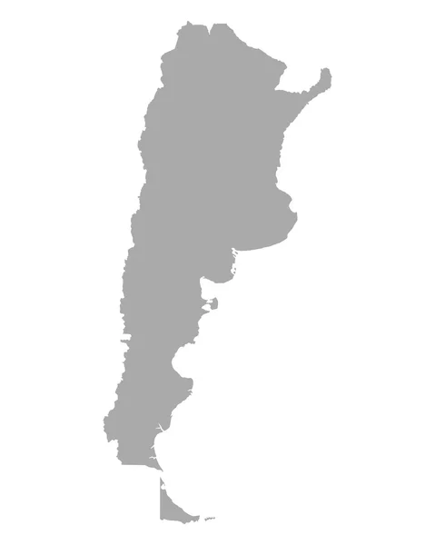 Mapa da Argentina —  Vetores de Stock