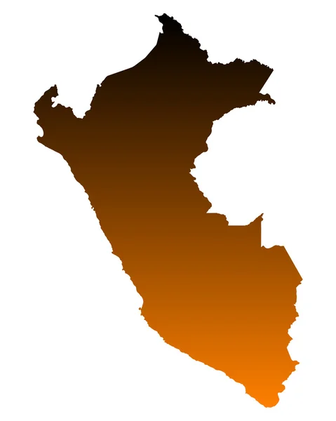 秘鲁的地图 — 图库矢量图片