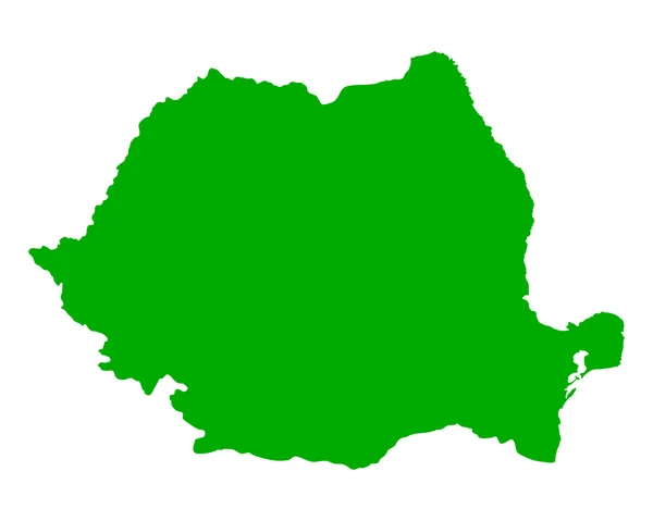 Мапа Румунії — стоковий вектор