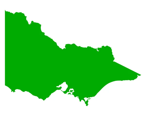 ビクトリア州地図 — ストックベクタ
