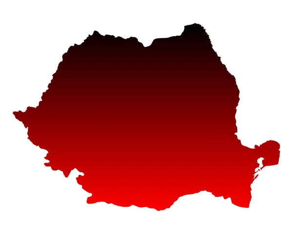 Map of Romania — Stock Vector