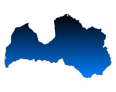 Letonya Haritası