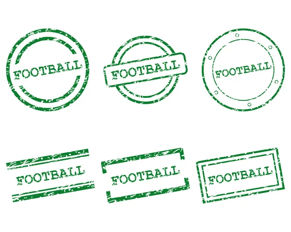 Timbres de football — Image vectorielle