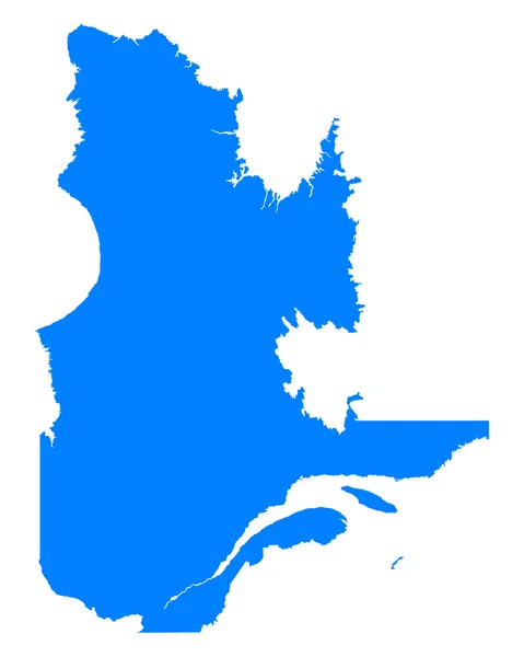 Map of Quebec — Stock Vector