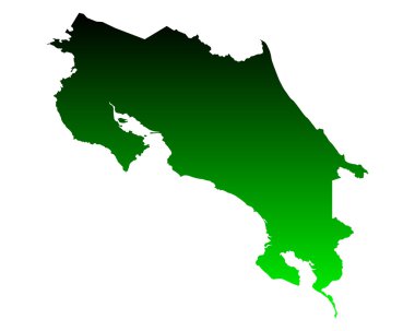 Kosta Rika Haritası