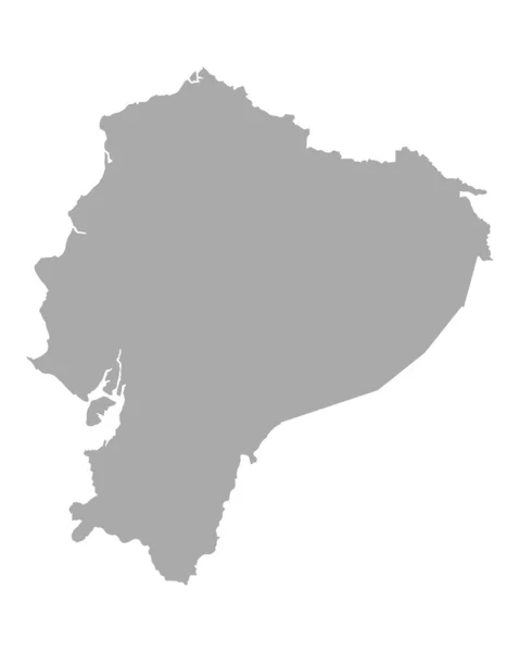 エクアドルの地図 — ストックベクタ