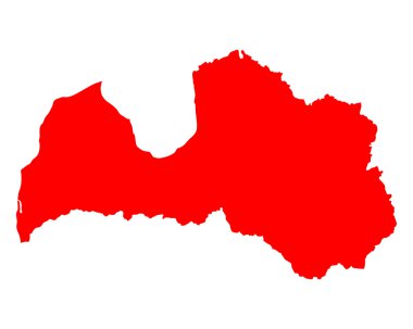 Letonya Haritası