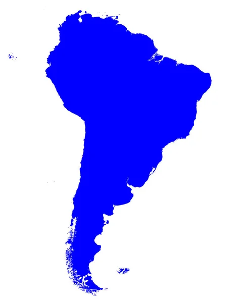 Mapa América Del Sur — Archivo Imágenes Vectoriales
