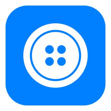 Vektör illüstrasyonu olarak düğme ve uygulama simgesi