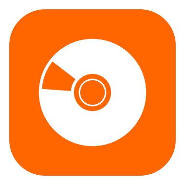 Vektör illüstrasyonu olarak disk ve uygulama simgesi