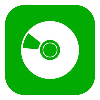 Vektör illüstrasyonu olarak disk ve uygulama simgesi