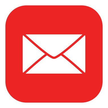 Vektör illüstrasyonu olarak zarf ve uygulama simgesi