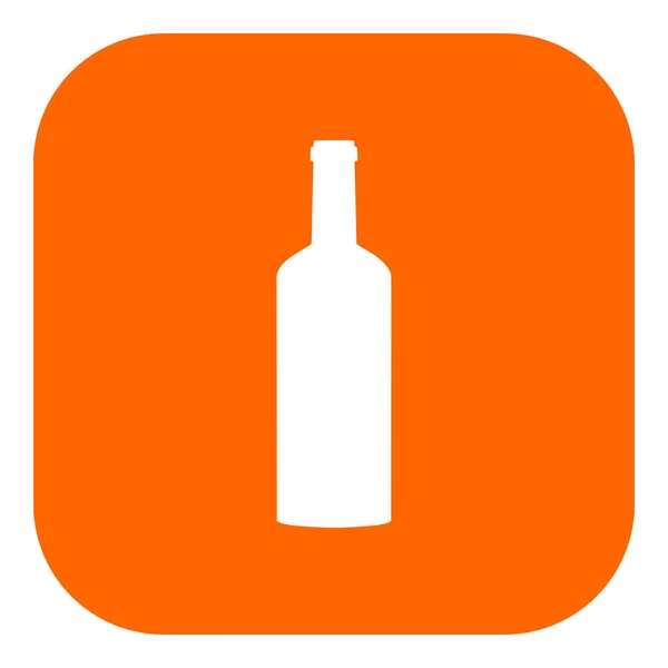 Bottle App Icon Vector Illustration — Stock Vector
