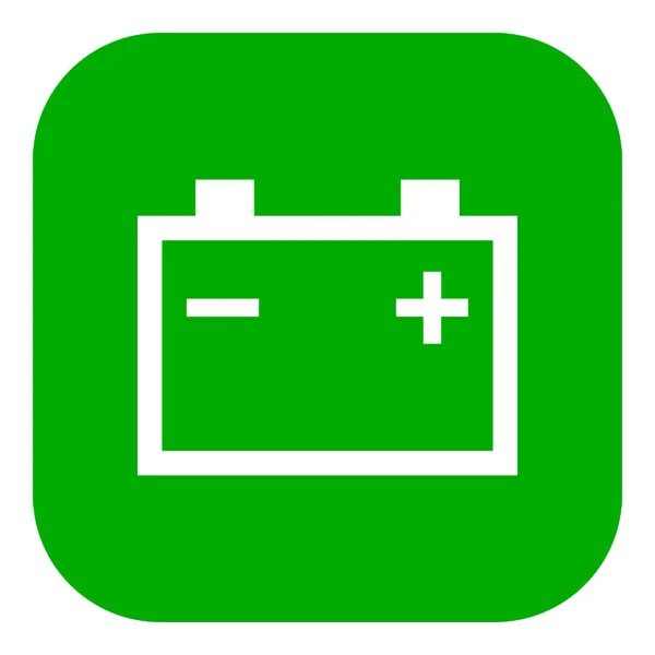 Autobatterie Und App Symbol Als Vektorillustration — Stockvektor