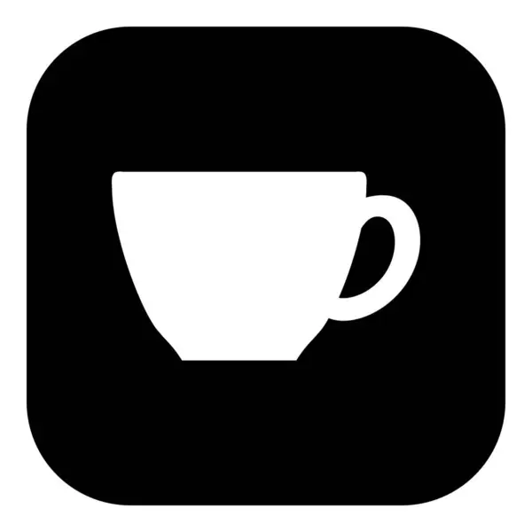 Ікона Cup App Векторна Ілюстрація — стоковий вектор