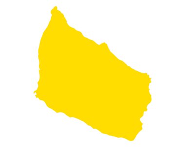 Beyaz Bornholm Haritası