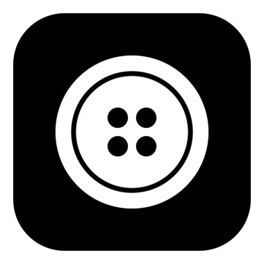 Vektör illüstrasyonu olarak düğme ve uygulama simgesi