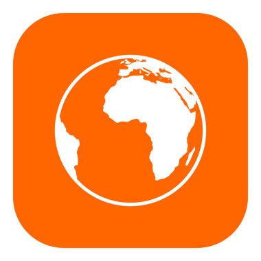 Vektör illüstrasyonu olarak dünya ve uygulama simgesi