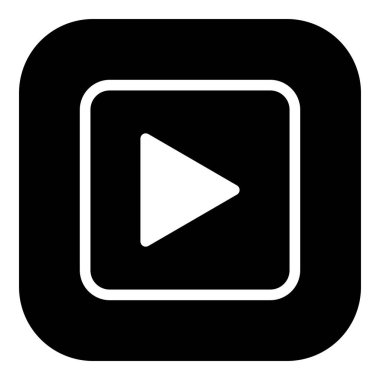 Vektör illüstrasyonu olarak video ve uygulama simgesi