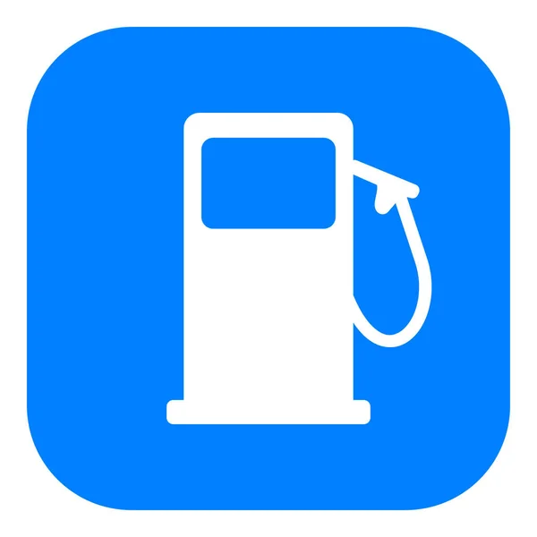 Gas Station App Icon Vector Illustration — Stock Vector