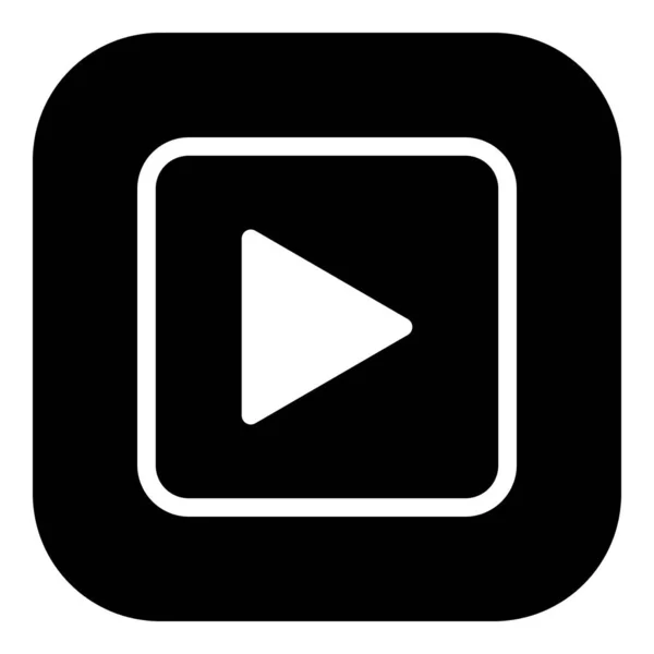 Icona Video App Come Illustrazione Vettoriale — Vettoriale Stock
