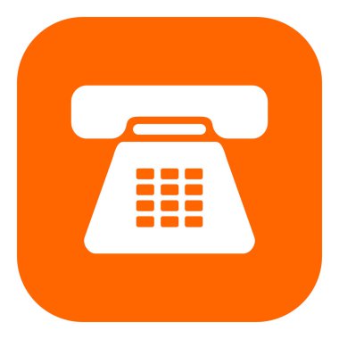 Vektör illüstrasyonu olarak telefon ve uygulama simgesi