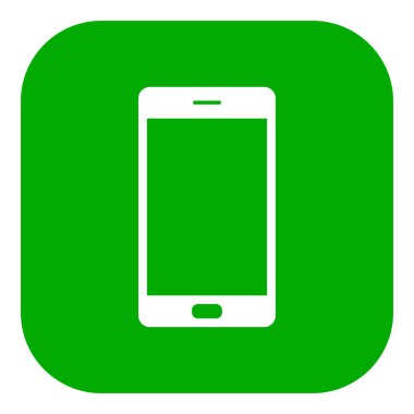 Vektör illüstrasyonu olarak akıllı telefon ve uygulama simgesi