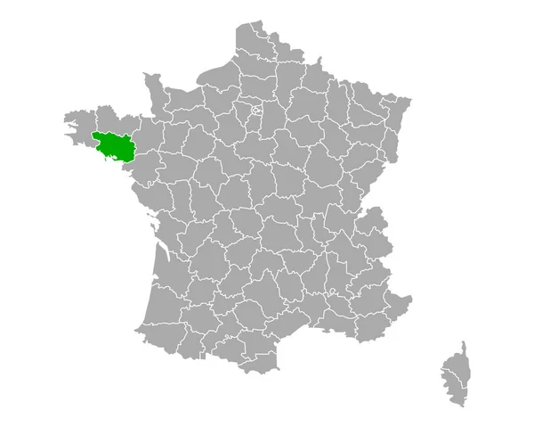 Mapa Manômetros Industriais Francia — Vetor de Stock