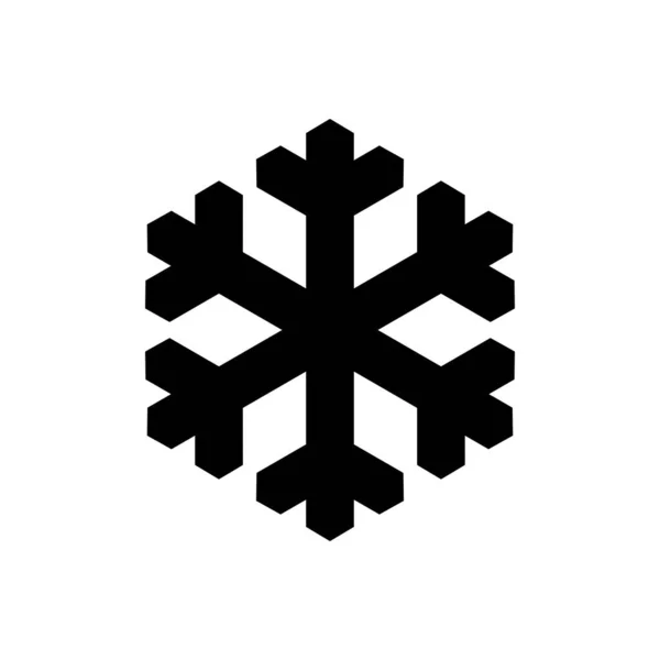 Fiocco Neve Sfondo Come Illustrazione Vettoriale — Vettoriale Stock