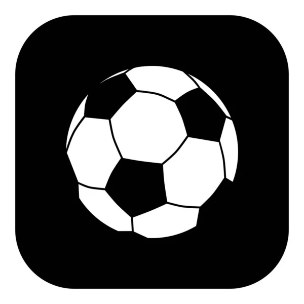 Футбольний Піктограма Програми Векторна Ілюстрація — стоковий вектор