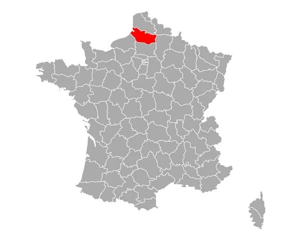 フランスのいくつかの地図 — ストックベクタ