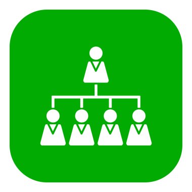 Vektör illüstrasyonu olarak hiyerarşi ve uygulama simgesi