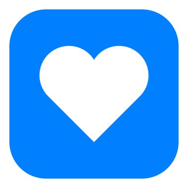 Vektör illüstrasyon olarak kalp ve uygulama simgesi