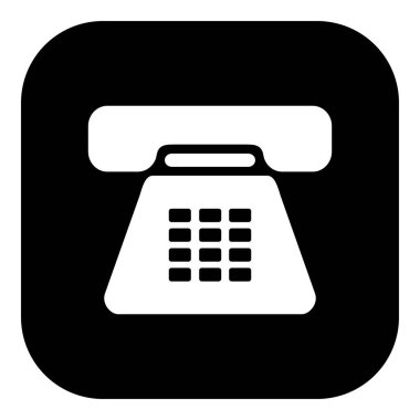 Vektör illüstrasyonu olarak telefon ve uygulama simgesi