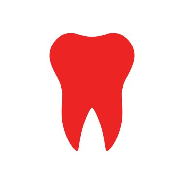 Vektör illüstrasyonu olarak diş ve arkaplan